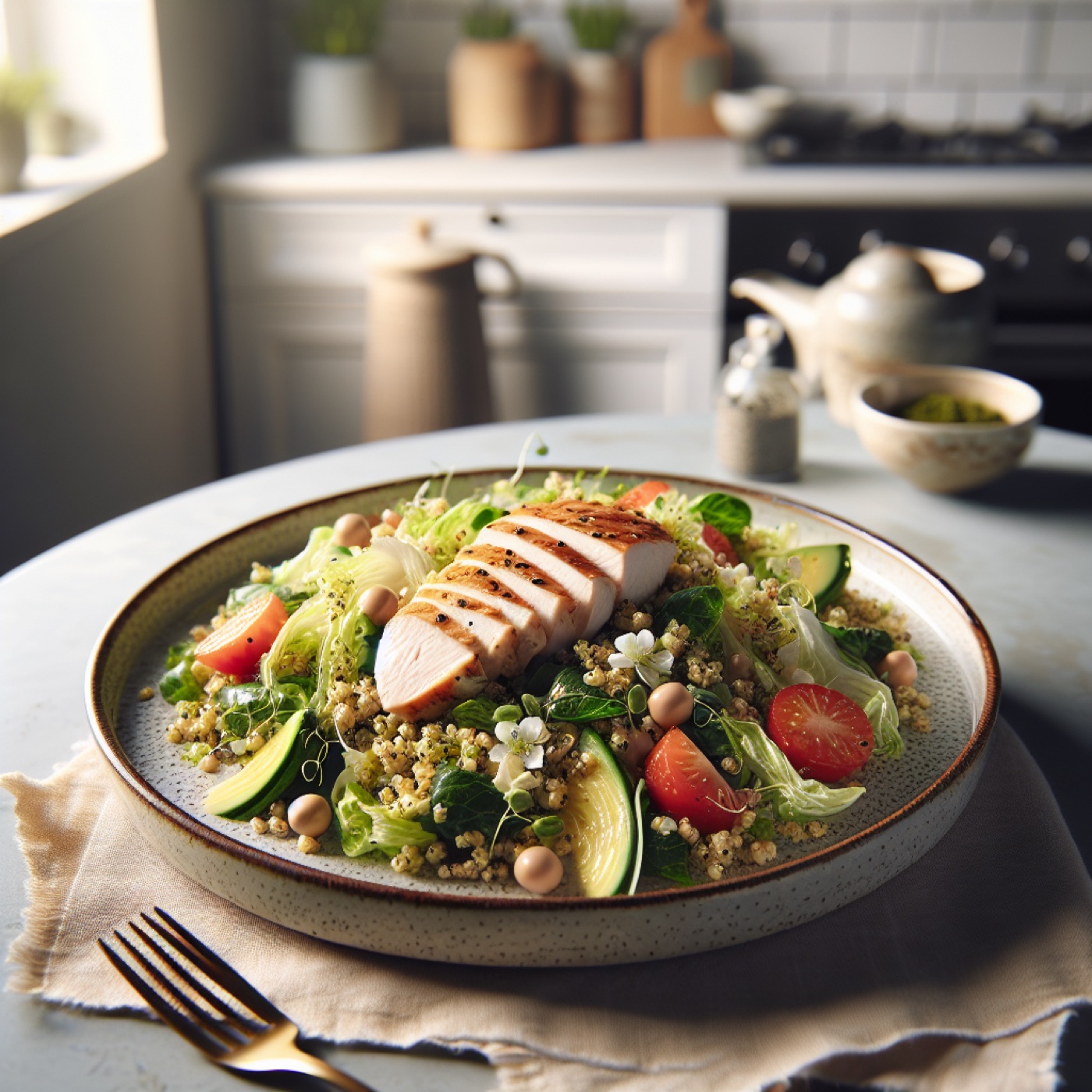 High-Protein Chicken Quinoa Salad (Easy Meal-Prep Lunch)