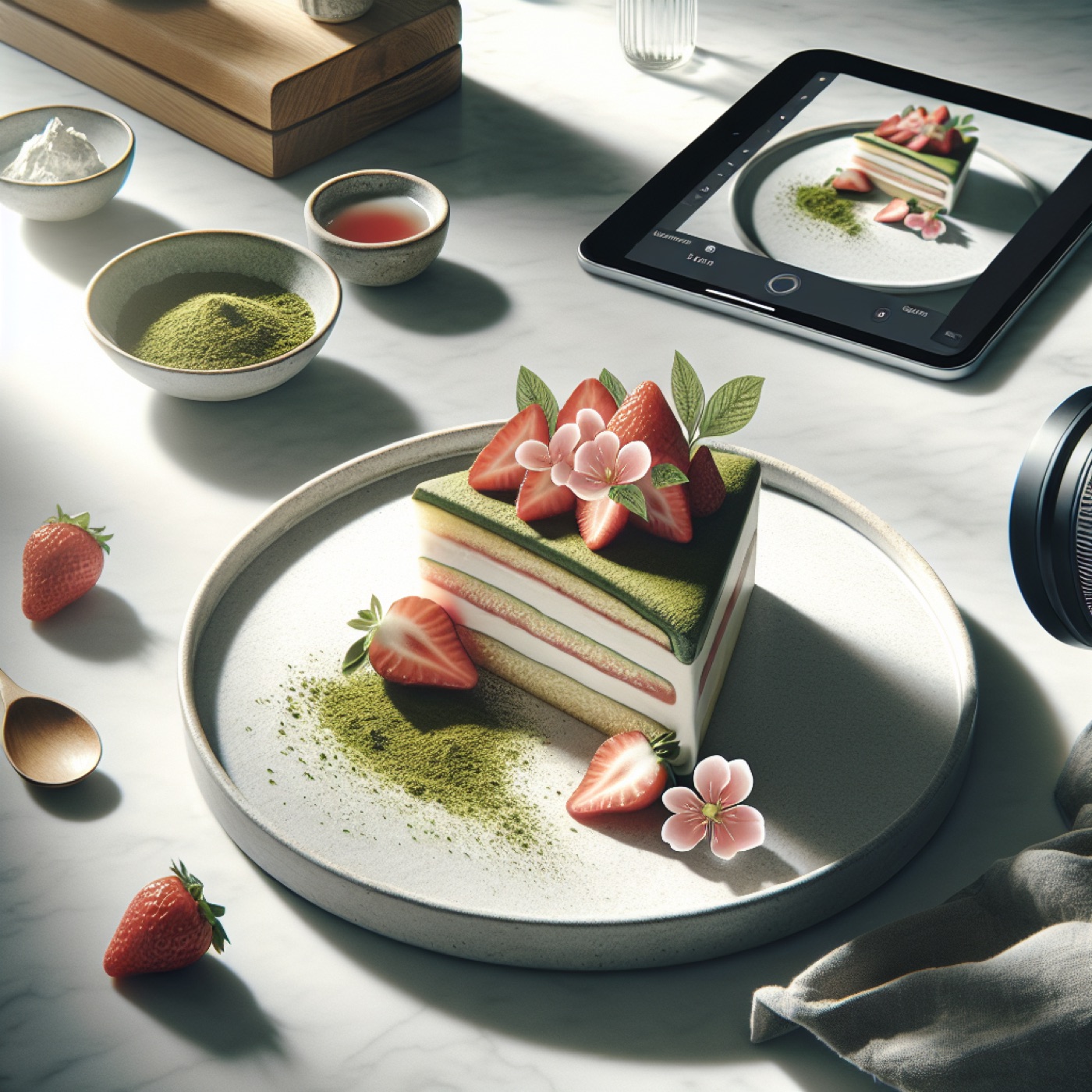Easy Strawberry Matcha Cake (Simple One-Bowl Spring Bake)
