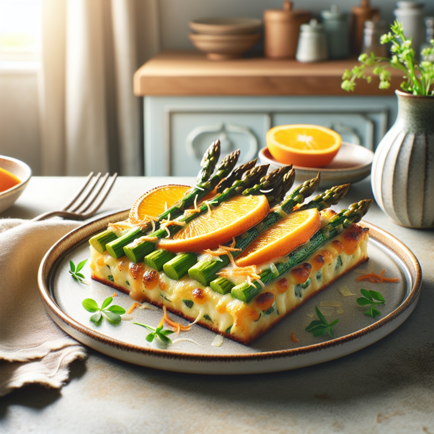 Roasted Asparagus with Orange and Parmesan (Italian Side Dish)